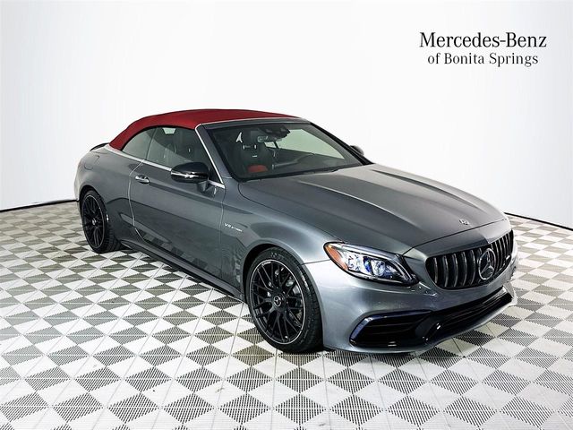 Selenite Gray Metallic 2019 Mercedes-Benz C-Class AMG C 63 Cabriolet RWD Convertible Rear-Wheel Drive 9-Speed Automatic