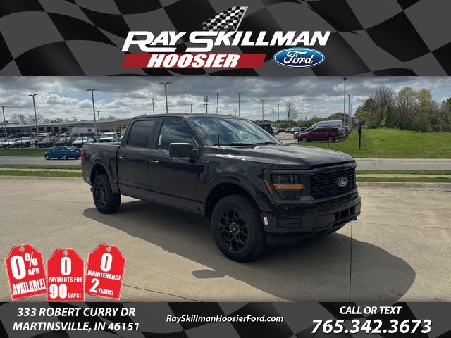 Black Metallic 2026 Ford F-150 Pickup Truck Four-Wheel Drive Automatic