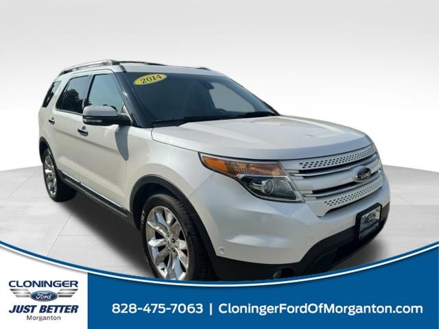 White Platinum Metallic Tri-Coat 2014 Ford Explorer SUV / Crossover Front-Wheel Drive 6-Speed Automatic