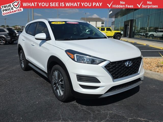 Cream White Pearl 2020 Hyundai Tucson SEL FWD SUV / Crossover Front-Wheel Drive 6-Speed Automatic