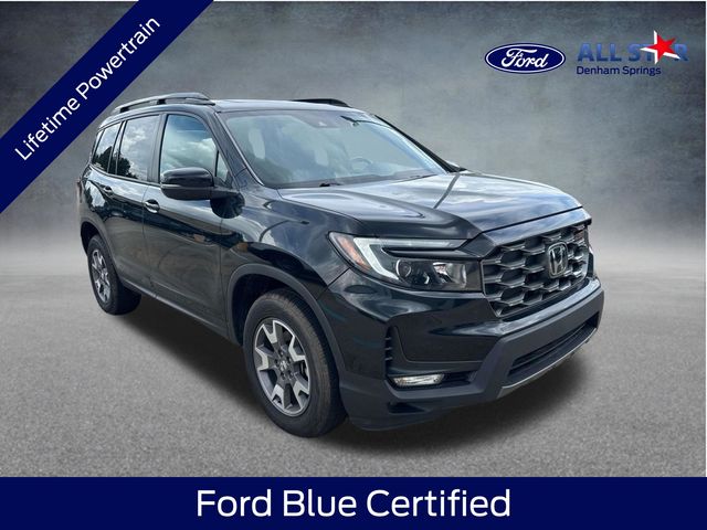 Crystal Black Pearl 2022 Honda Passport TrailSport AWD SUV / Crossover All-Wheel Drive 9-Speed Automatic