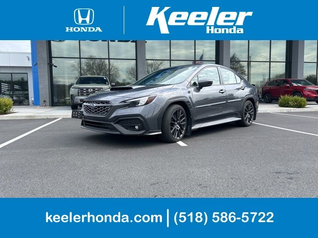 Gray Metallic 2023 Subaru WRX Premium AWD Sedan All-Wheel Drive 6-Speed Manual