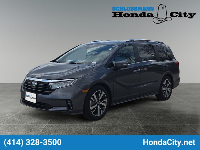 Gray 2023 Honda Odyssey Touring FWD Minivan Front-Wheel Drive Automatic
