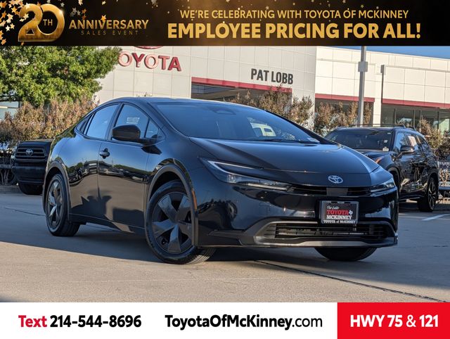 Midnight Black Metallic 2025 Toyota Prius Hatchback Front-Wheel Drive Continuously Variable Transmission