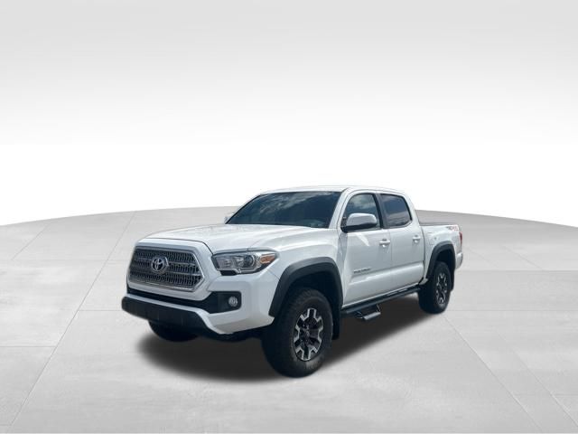 Super White 2017 Toyota Tacoma TRD Off Road V6 Double Cab 4WD Pickup Truck Four-Wheel Drive 6-Speed Automatic