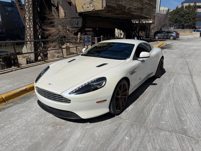 Morning Frost White 2012 Aston Martin Virage Coupe Rear-Wheel Drive 6-Speed Automatic
