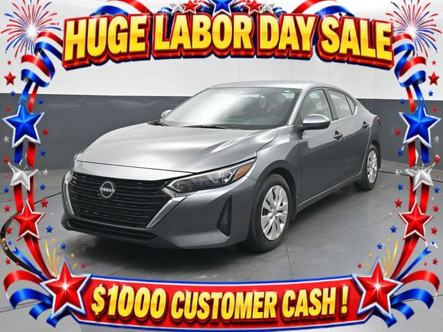 Gray (Gun Metallic) 2024 Nissan Sentra Sedan Front-Wheel Drive Continuously Variable Transmission