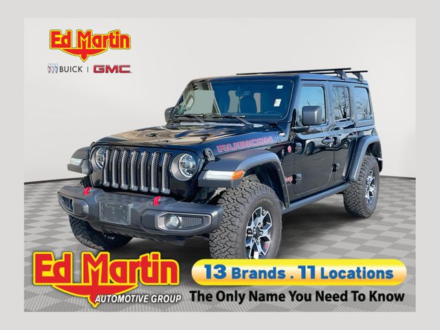 Black Clearcoat 2021 Jeep Wrangler Unlimited Rubicon 4WD SUV / Crossover Four-Wheel Drive 8-Speed Automatic