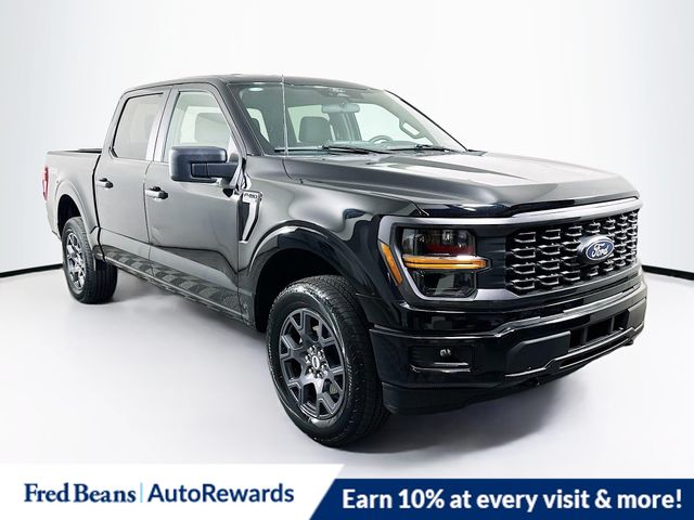 Agate Black Metallic 2026 Ford F-150 STX SuperCrew 4WD Pickup Truck Four-Wheel Drive Automatic