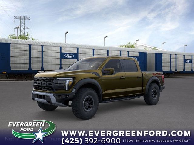 Shelter Green 2026 Ford F-150 Raptor SuperCrew 4WD Pickup Truck Four-Wheel Drive Automatic