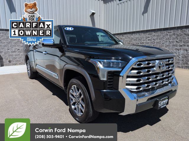 Midnight Black Metallic 2024 Toyota Tundra Pickup Truck Four-Wheel Drive Automatic