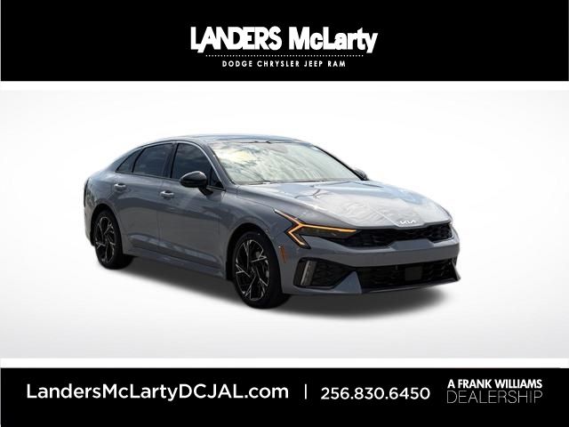 Wolf Gray 2025 Kia K5 Sedan Front-Wheel Drive 8-Speed Automatic