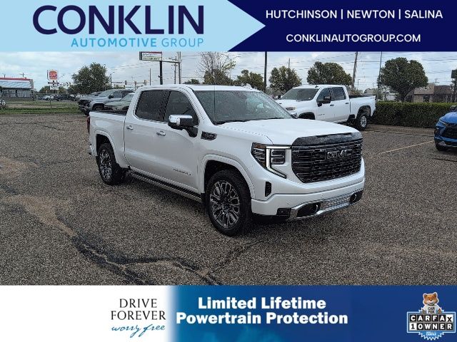 White Frost Tricoat 2025 GMC Sierra 1500 Pickup Truck Four-Wheel Drive Automatic