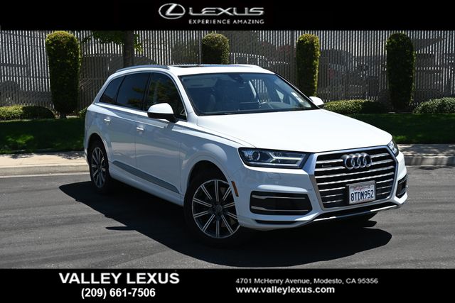 Carrara White 2017 Audi Q7 SUV / Crossover All-Wheel Drive 8-Speed Automatic