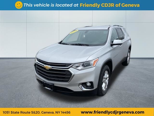 Silver Ice Metallic 2019 Chevrolet Traverse LT Cloth AWD SUV / Crossover Four-Wheel Drive 9-Speed Automatic