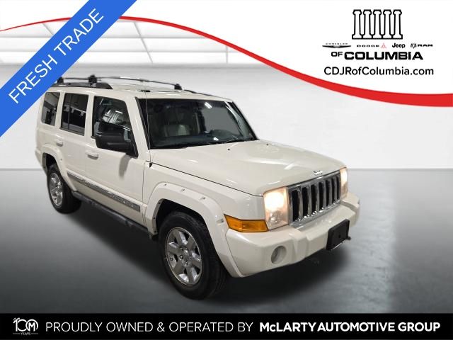 Stone White Clearcoat 2007 Jeep Commander Limited 4WD SUV / Crossover Four-Wheel Drive 5-Speed Automatic
