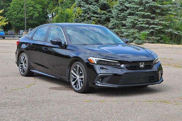 Black 2024 Honda Civic Sedan Front-Wheel Drive Continuously Variable Transmission