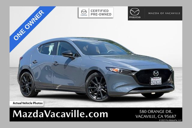 Polymetal Gray Metallic 2023 Mazda MAZDA3 2.5 S Carbon Edition Hatchback FWD Hatchback Front-Wheel Drive 6-Speed Automatic