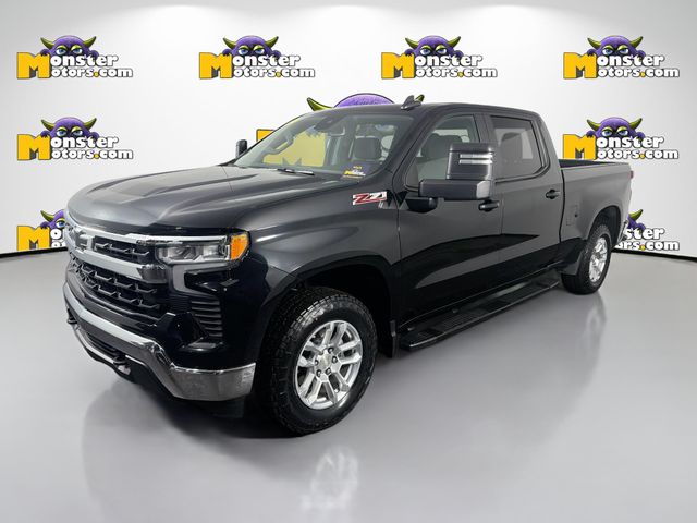 Black 2022 Chevrolet Silverado 1500 LT Crew Cab 4WD Pickup Truck Four-Wheel Drive Automatic