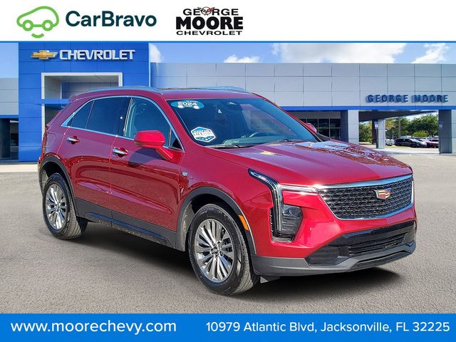 Radiant Red 2024 Cadillac XT4 Premium Luxury AWD SUV / Crossover Four-Wheel Drive 9-Speed Automatic