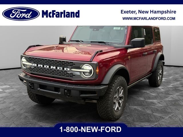 Ruby Red Metallic Tinted Clearcoat 2025 Ford Bronco Badlands 4-Door 4WD SUV / Crossover Four-Wheel Drive Automatic
