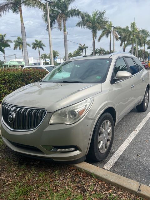 Champagne Silver Metallic 2014 Buick Enclave Leather FWD SUV / Crossover Front-Wheel Drive 6-Speed Automatic