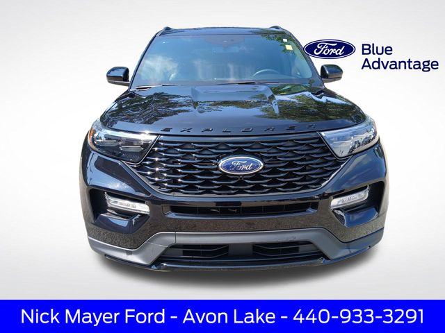 Black Metallic 2023 Ford Explorer SUV / Crossover All-Wheel Drive Automatic