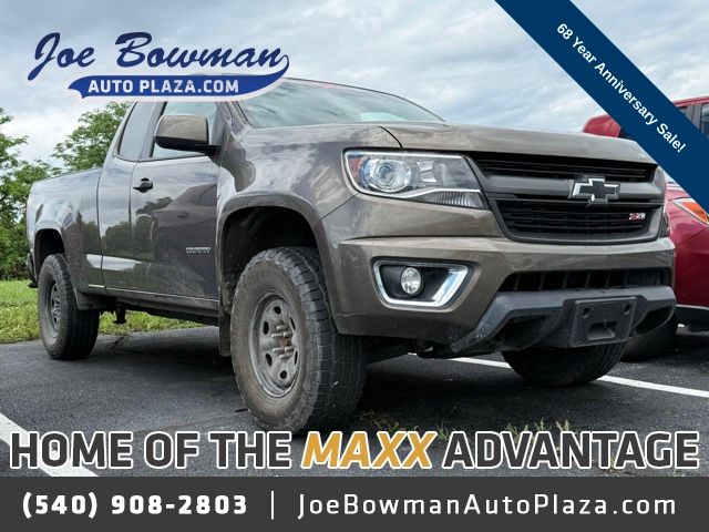 Brownstone Metallic 2017 Chevrolet Colorado Z71 Extended Cab LB 4WD Pickup Truck Four-Wheel Drive 8-Speed Automatic