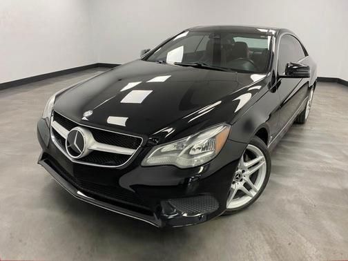 Obsidian Black Metallic 2015 Mercedes-Benz E-Class Coupe All-Wheel Drive Automatic