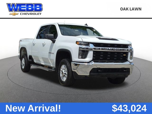 Summit White 2022 Chevrolet Silverado 2500HD LT Crew Cab 4WD Pickup Truck Four-Wheel Drive 6-Speed Automatic