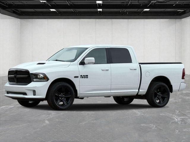 Bright White Clearcoat 2017 RAM 1500 Pickup Truck Four-Wheel Drive 8-Speed Automatic