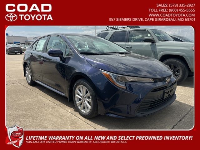 Blueprint 2026 Toyota Corolla LE FWD Sedan Front-Wheel Drive Continuously Variable Transmission