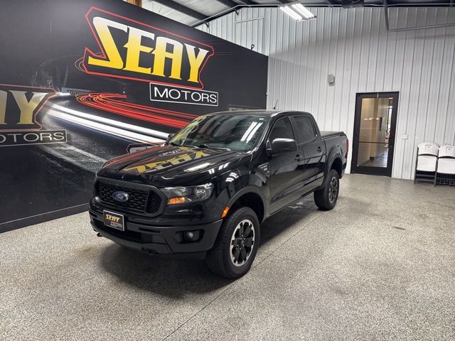 Shadow Black 2021 Ford Ranger XL SuperCrew 4WD Pickup Truck Four-Wheel Drive Automatic