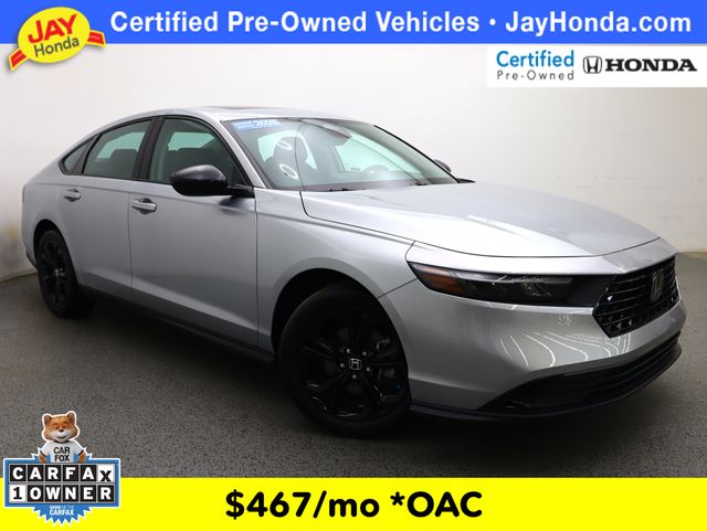 Solar Silver Metallic 2025 Honda Accord SE FWD Sedan Front-Wheel Drive Continuously Variable Transmission