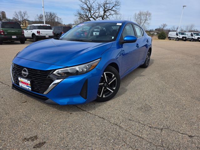 Electric Blue Metallic 2024 Nissan Sentra SV FWD Sedan Front-Wheel Drive Continuously Variable Transmission