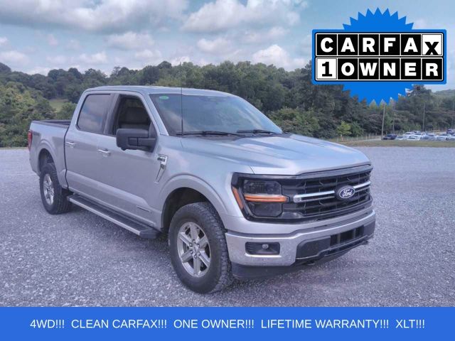 Silver Metallic 2024 Ford F-150 Pickup Truck Four-Wheel Drive Automatic