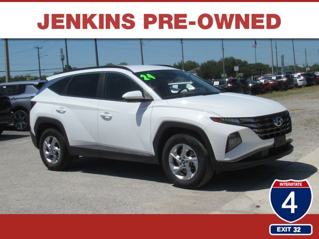 White Pearl 2024 Hyundai Tucson SUV / Crossover All-Wheel Drive 8-Speed Automatic
