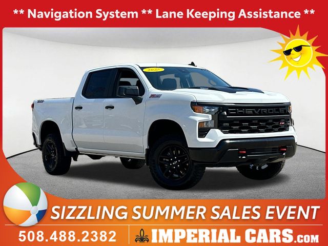 Summit White 2025 Chevrolet Silverado 1500 Pickup Truck Four-Wheel Drive 8-Speed Automatic