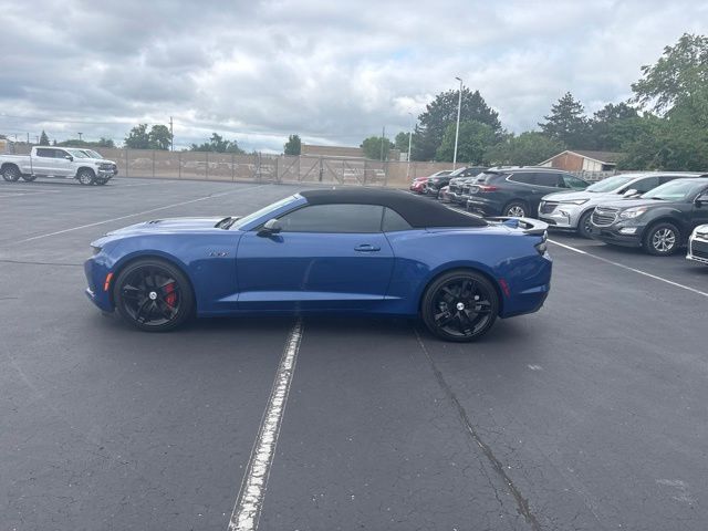 Blue Metallic 2023 Chevrolet Camaro Convertible Rear-Wheel Drive Automatic
