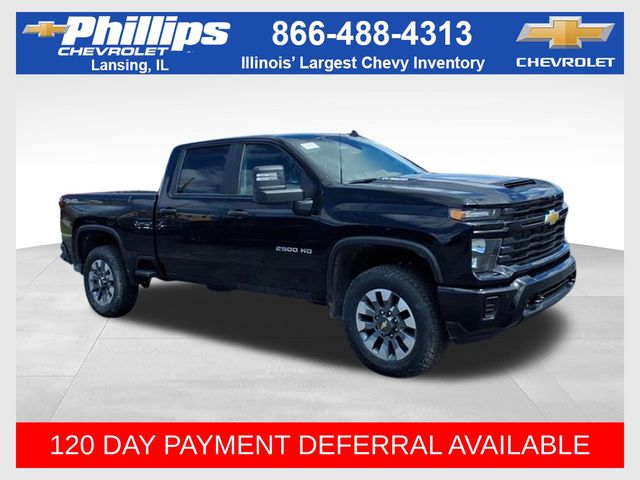 Black 2026 Chevrolet Silverado 2500HD Pickup Truck Four-Wheel Drive Automatic