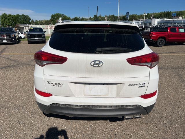 2016 Dazzling White Hyundai Tucson Sport AWD SUV