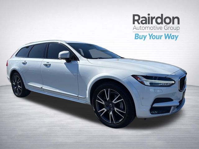 Crystal White Pearl 2018 Volvo V90 Cross Country T6 AWD Wagon All-Wheel Drive Automatic