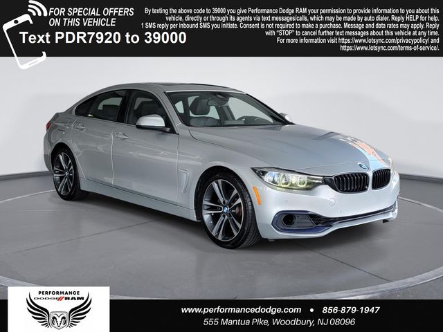 Glacier Silver Metallic 2020 BMW 4 Series Sedan Rear-Wheel Drive 8-Speed Automatic