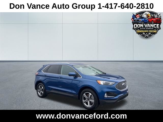 Atlas Blue Metallic 2024 Ford Edge SEL AWD SUV / Crossover All-Wheel Drive 8-Speed Automatic