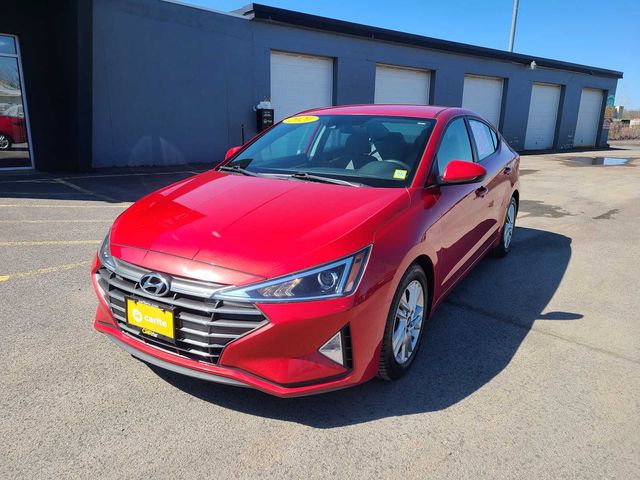 Calypso Red 2020 Hyundai Elantra SEL FWD Sedan Front-Wheel Drive Continuously Variable Transmission