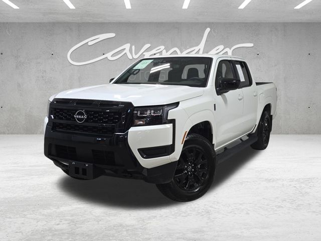 Glacier White 2026 Nissan Frontier SV Crew Cab 4WD Pickup Truck Four-Wheel Drive 9-Speed Automatic Overdrive