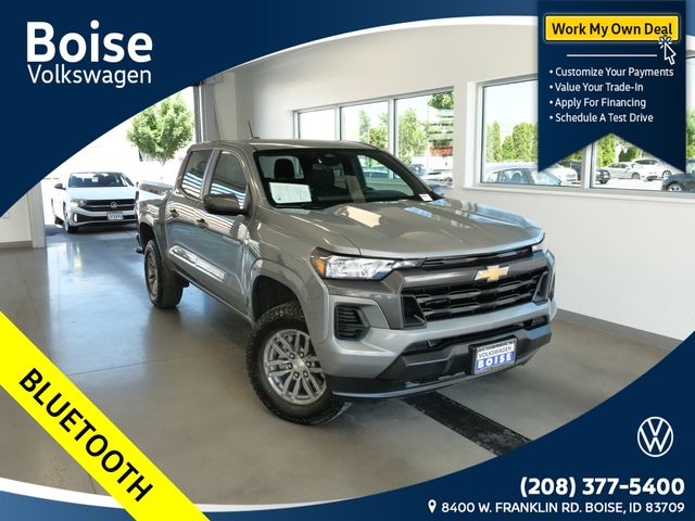 Sterling Gray Metallic 2023 Chevrolet Colorado LT Crew Cab 4WD Pickup Truck Four-Wheel Drive 8-Speed Automatic