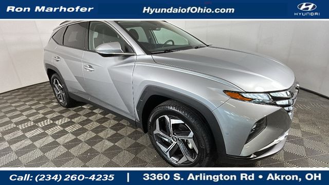 Shimmering Silver 2023 Hyundai Tucson Limited AWD SUV / Crossover All-Wheel Drive 8-Speed Automatic
