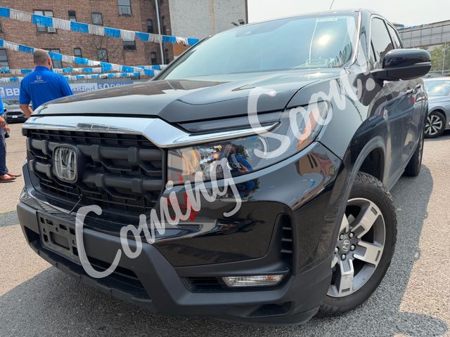 Crystal Black Pearl 2024 Honda Ridgeline Pickup Truck All-Wheel Drive 9-Speed Automatic