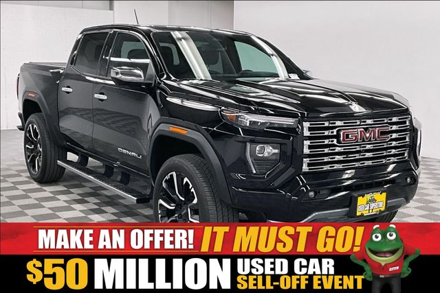 Onyx Black 2023 GMC Canyon Pickup Truck Four-Wheel Drive 8-Speed Automatic